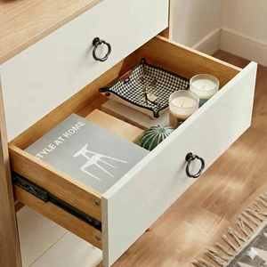 Zinc Alloy Round Drop Ring Handle Contemporary Kitchen Bedroom Drawer Pulls Cabinet Knobs Wardrobe Dresser <b>Furniture</b> <b>Hardware</b> - Product Image 4