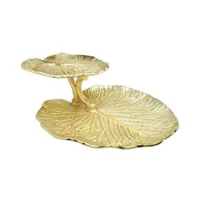 Tazón de metal de estilo moderno con revestimiento de polvo dorado Acabado en forma de abeja Diseño en relieve Excelente calidad para servir - Product Image 3