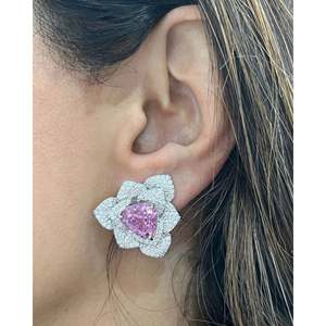 Boucles d'oreilles Flora Prism Diamond - Product Image 4