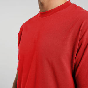 Camisetas Deportivas de hombre pesado con logotipo personalizado 100% algodón camiseta de gimnasio de gran tamaño ropa deportiva de peso pesado para hombre 40% algodón - Product Image 5