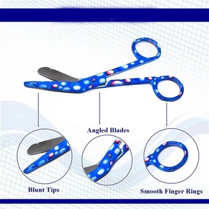 Tijeras para Vendajes Manuales de Acero Inoxidable Duraderas, Instrumento Médico Quirúrgico para Apósitos, Borde Afilado, Primeros Auxilios en Hospitales, Instrumento para Enfermeras - Product Image 5