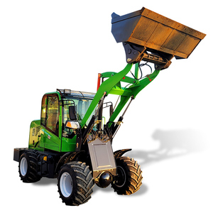 Mini Cargadora de Ruedas 4x4, Cargadora Frontal con Capacidad de Carga de 1 Tonelada, Componentes Kawasaki, Alto Momento de Carga para Manejo de Materiales Agrícolas - Product Image 1