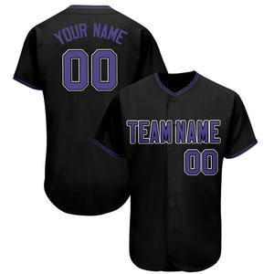 Fabricante de fábrica, equipo de béisbol y camisetas de softbol, nombre y número de equipo personalizados, camisetas de béisbol para gran oferta - Product Image 4