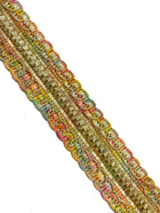 Adornos de encaje de poliéster DIY con cuentas de cristal y diamantes de imitación para zapatos ropa textil para el hogar-Color personalizado hecho a mano - Product Image 4
