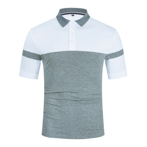 T-shirt polo tendance multi-unisexe pour homme 220gsm tissu tricoté de haute qualité personnalisable col dur anti-rétrécissement - Product Image 1