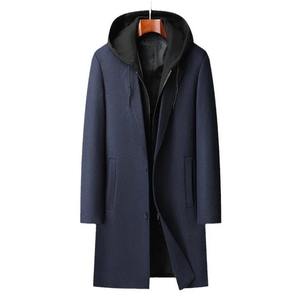 Nouveau manteau long en laine à la mode pour hommes saison automne et hiver manteau en laine pour hommes à la personnalisation en gros hiver de haute qualité - Product Image 3