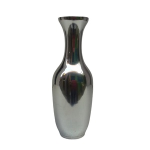 Florero de aluminio de alta calidad con acabado pulido brillante para decoración del hogar Decoración de mesa Florero - Product Image 4