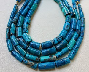 AAA + ลูกปัดสีเทอร์ควอยซ์ Arizona ธรรมชาติลูกปัดสีเทอร์ควอยซ์ลูกปัดพลอยสีเทอร์ควอยซ์ขนาด8นิ้วลูกปัดทำมือ - Product Image 5