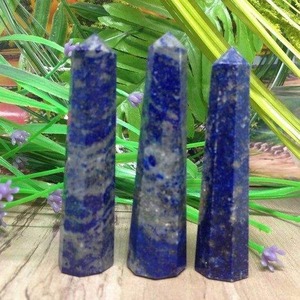Cristaux magiques les plus vendus, tour/obélisque en lapis-lazuli naturel, 2-4 pouces, jeu de couleurs, poli pour la sagesse et l'approche spirituelle - Product Image 3