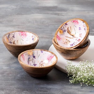 Nueva llegada Top Trending Sale Cuencos de madera para utensilios de cocina Nuevos cuencos de madera modernos en tamaño personalizado disponible. - Product Image 1