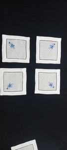 Hermosa tela bordada a mano de chenilla para posavasos de camarones y peces tejida para restaurantes y hoteles que aceptan pedidos a granel - Product Image 6