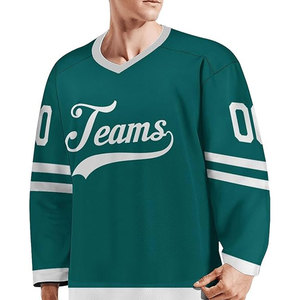 เสื้อฮอกกี้น้ำแข็งแบบกำหนดเอง ระบายอากาศได้ดี เป็นมิตรกับสิ่งแวดล้อม สไตล์ฮิปฮอป พิมพ์ลายส่วนตัว แขนยาว ผ้าโพลีเอสเตอร์/คอตตอน ของขวัญสั่งทำพิเศษสำหรับผู้ชาย - Product Image 2