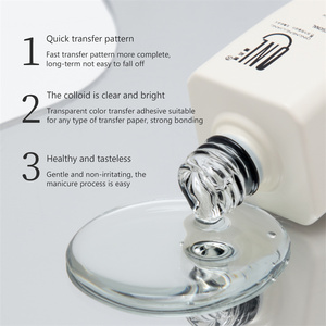 RS Nail HEMA TPO FREE Foil Gel Polish 3D Sticker Paper Strong Adhesion With Clear Color Transfer Foil Gel for Nail Design - Product Image 2