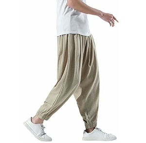 Nouveauté Pantalon de survêtement unisexe de haute qualité à entrejambe tombant Respirant Taille élastique Personnalisé - Product Image 2