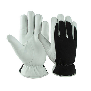 Guantes de seguridad de cuero de grano de piel de cabra de vaca de tendencia superior Guantes de conductor anticorte antiimpacto Funciones generales - Product Image 1