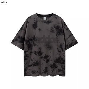 เสื้อยืดพิมพ์ลายกราฟฟิตีผู้ชาย,เสื้อยืดมัดย้อมผ้าฝ้าย100% คอลูกเรือ - Product Image 5