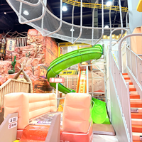 Parc d'attractions intérieur commercial personnalisable, aire de jeux, piscine à balles en peluche, carrousel, piste de conduite pour enfants, solution clé en main