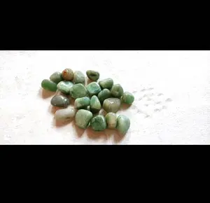 พลอยธรรมชาติแบบหลวมผลิตจาก chrysoprase Cabochon หินทัมเบิ้ลดีไซน์ที่มีชื่อเสียงเครื่องประดับรักษาดูสูงอัญมณีฟรีขนาด - Product Image 1