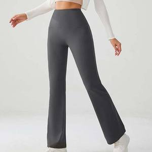 Pantalon de survêtement femme surdimensionné Jogging porter 100% coton polaire coupe ample pantalon large femme Fitness porter pantalon dames - Product Image 5