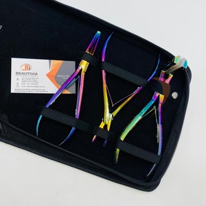 คีมต่อผมลูกปัดขนาดเล็กสีรุ้งแบบมืออาชีพอุปกรณ์ต่อผมสำหรับต่อผม - Product Image 3