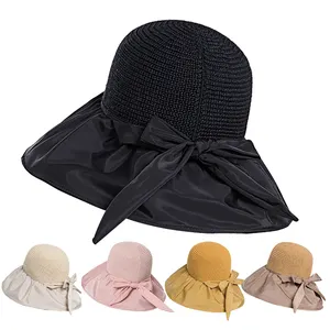Женская шляпа-ведро с широкими полями