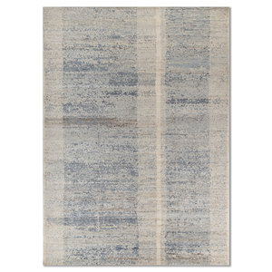 พรมขนสัตว์ถักมือสีฟ้า Blythe ลายแบบนามธรรมขนาดใหญ่ สำหรับห้องนั่งเล่น ตกแต่งบ้านและทางเดินในรถยนต์ - Product Image 1