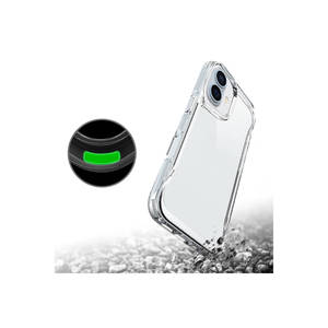 Coque en silicone antichoc SAFA T-Max Premium pour iPhone 16 Plus, coque arrière transparente électro-plaquée, élégante, INS, téléphone portable - Product Image 5