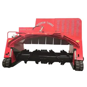 Dairy farm organic fertilizer making machine self-propelled compost turner machine for big plant