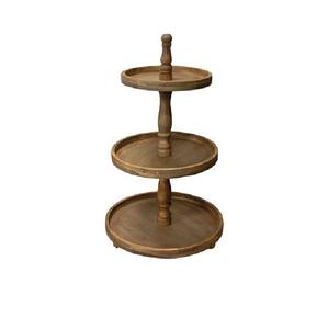 Présentoir de gâteau en métal de luxe galvanisé personnalisable de tendance supérieure conception ronde faite à la main avec le style moderne pour la partie - Product Image 1