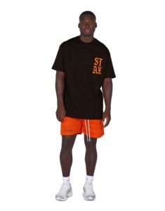 Pantalones Cortos Personalizados para Hombre, Moda Urbana, Camiseta de 5 Pulgadas con Pantalones Cortos a Juego, Pantalones Cortos Casuales de Nailon con Cordón para Hombre - Product Image 1