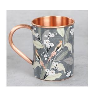 Taza de Cobre Personalizada Hecha a Mano con Diseño Gráfico Impreso, Ecológica, Apta para Lavavajillas, para Regalos de Boda, Precio CRAFT ZONE - Product Image 1