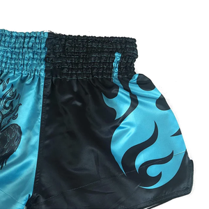 Shorts de combat Muay Thai MMA sur mesure, design personnalisé, tissu doux de haute qualité, taille élastique professionnelle, séchage rapide, pour hommes - Product Image 4