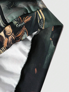 Sudadera con Capucha de Estilo Hip Hop para Hombre, Estampado Gráfico, Sudadera Urbana con Estampado Atrevido, Envío Rápido - Product Image 5