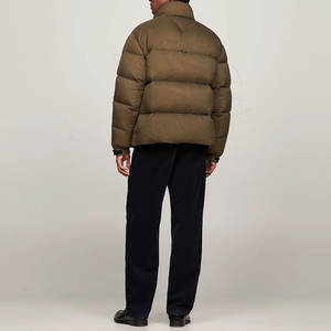 Venta al por mayor de los hombres de abajo abrigo cálido logotipo personalizado de invierno al aire libre de los hombres de la burbuja Chaqueta Puffer - Product Image 3