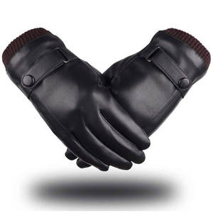 Gants en cuir de haute qualité pour l'automne hiver gants de mode chauds en matériau Durable pour une fête décontractée en plein air - Product Image 4