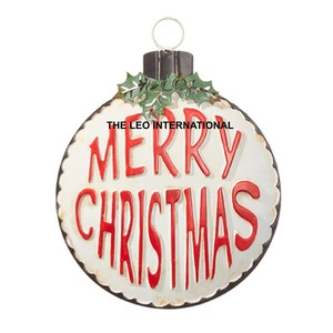 Décorations Murales Argentées pour la Maison, Ornements de Noël à Suspendre, Autres Décorations de Noël en Métal Poli – Vente Chaude - Product Image 2