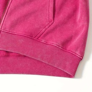 Sudaderas con capucha para hombre, ropa de hombre de calidad superior, diseño personalizado, 450GSM, sudaderas con capucha con cremallera y serigrafía lavada con ácido - Product Image 6