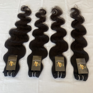 Échantillon gratuit de cheveux humains brésiliens Remy ondulés non traités, cuticule brute, alignée, 100% - Product Image 4