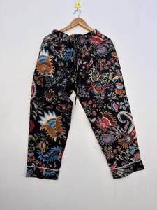 Mukut, conjunto de pijama de longitud completa transpirable de algodón suave con cuello en V y estampado de animales para mujer, ropa de dormir de verano/primavera o regalos de dama de honor - Product Image 5