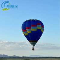 Outil de promotion extérieur accrocheur de décor gonflable de publicité de montgolfière