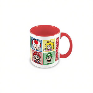 Taza de Cerámica Super Mario MGC26884 (315ml) con Interior Rojo de Pyramid International - Product Image 2