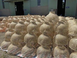 Unique Modern Handmade Bamboo Lamp <b>Wicker</b> Rattan <b>Ceiling</b> Pendant <b>Light</b> with lampshade for Indoor&Outdoor Home Decor decoration - Product Image 5