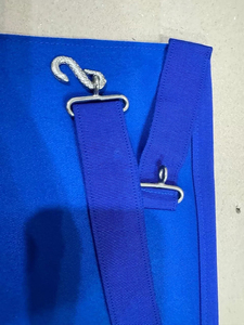 2025 nuevo delantal de oficial de Logia azul masónico hecho a medida bordado a mano Maestro de adoración delantales de diseño personalizados - Product Image 4