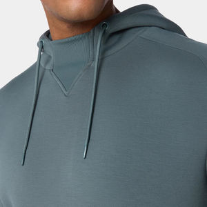 Envío Rápido Sudadera con Capucha Extra Grande de Invierno 100% Algodón Grueso Sin Cordón Impresión Digital Tinte Liso 2026 - Product Image 6