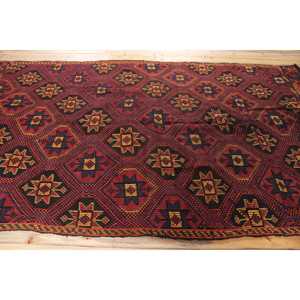 Alfombra Turca Vintage, Alfombra Grande de 5.7x10.5 pies, Alfombra Oriental Roja Kilim - Product Image 3