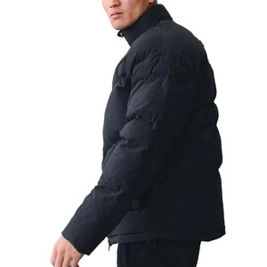 Custom High Quality <b>Men</b> Puffer <b>Jacket</b> Winter Stand Collar Warm Breathable Polyester Nylon OEM Wholesale Manufacturer - Product Image 2