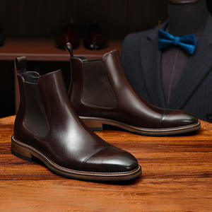 Chaussures de bureau en cuir véritable pour hommes avec semelle extérieure résistante à l'usure et semelle intérieure respirante, chaussures formelles - Product Image 2