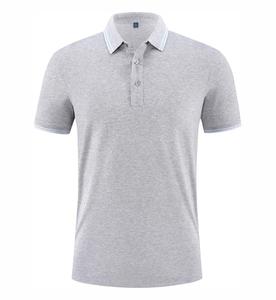 T-shirt de style anglais en tricot à séchage rapide de haute qualité, coupe ample unie de couleur unie de marque personnalisée, grande taille, personnalisé - Product Image 4