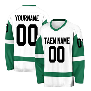 Maillots de hockey sur glace d'équipe personnalisés brodés de qualité supérieure uniformes de joueur de maillot de hockey sur glace - Product Image 4