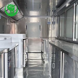 Nouveau design Kiosque à café mobile Camion de restauration rapide Foodtruck Remorque alimentaire mobile en acier inoxydable Équipement de cuisine complet - Product Image 4